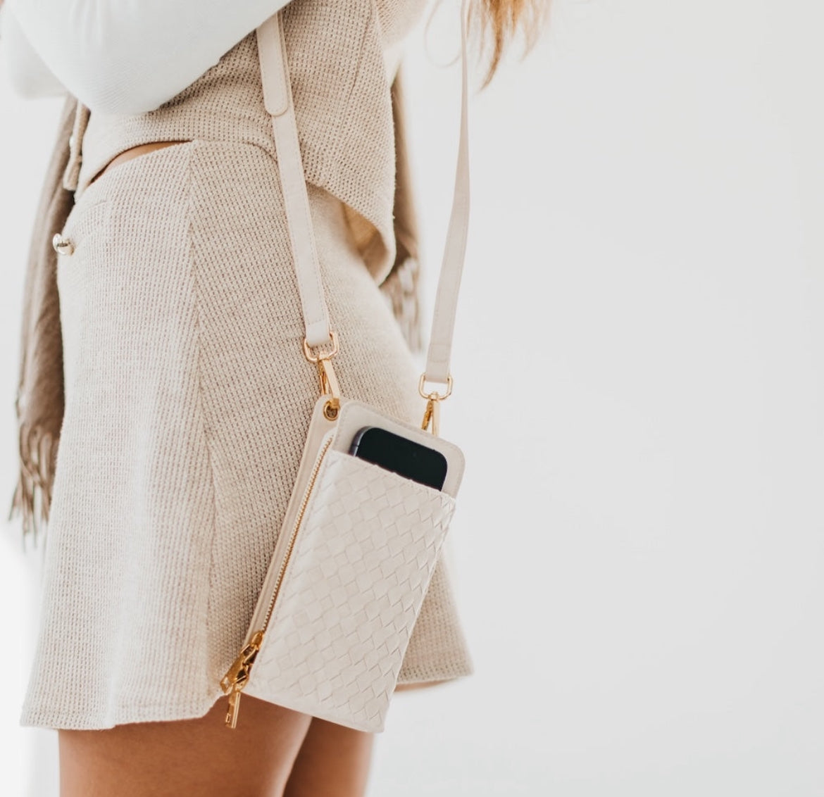 Woven Double Duty Phone Bag