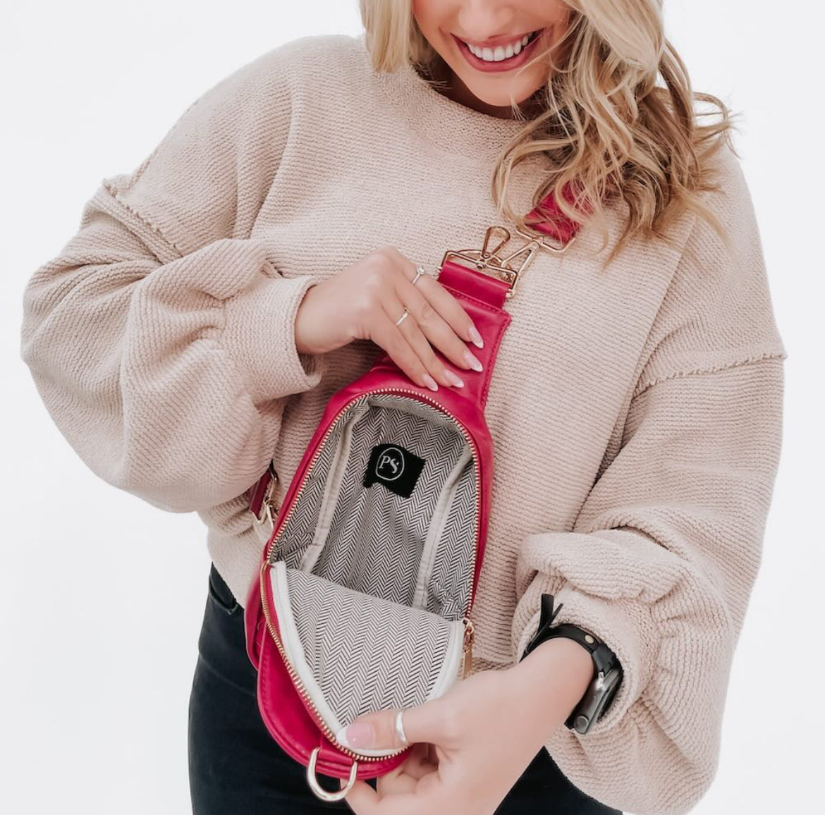 Waverly Woven Sling Bag