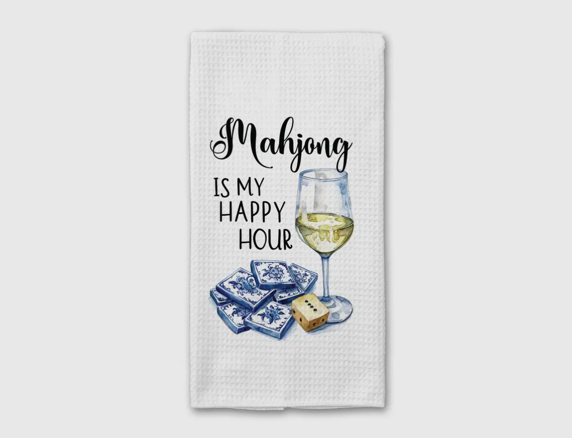 Mahjong Happy Hour Towel